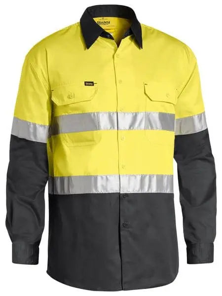 Bisley 3M Taped Cool Lightweight Hi Vis Shirt BS6696T Metro Workwear.